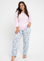 Piżama Taro Amora 3008 3/4 2XL-3XL Z24 damska