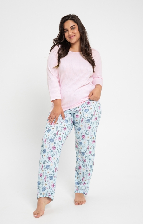 Piżama Taro Amora 3008 3/4 2XL-3XL Z24 damska