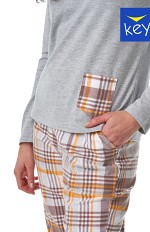 Piżama Key LNS 458 B23 Flanela S-XL damska