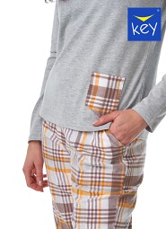 Piżama Key LNS 458 B23 Flanela S-XL damska