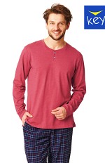Piżama Key MNS 451 B22 Flanela M-2XL męska