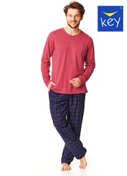 Piżama Key MNS 451 B22 Flanela M-2XL męska