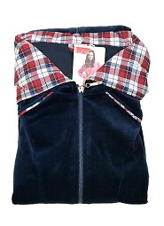 Szlafrok Luna 389 Velour M-2XL Z24 damski