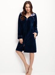 Szlafrok Luna 389 Velour M-2XL Z24 damski