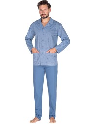 Piżama Regina 444 dł/r 2XL-3XL męska rozpinana