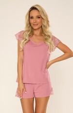 Piżama De Lafense 625 Dagmara kr/r 3XL-4XL