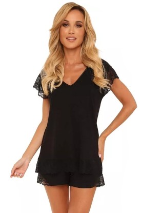 Piżama De Lafense 625 Dagmara kr/r 3XL-4XL - zdjęcie 2