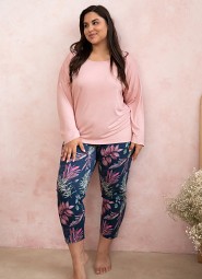 Piżama Taro Vivian 3013 3/4 2XL-3XL Z24 damska