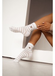 Skarpety Milena 0200 Paski Miś 37-41