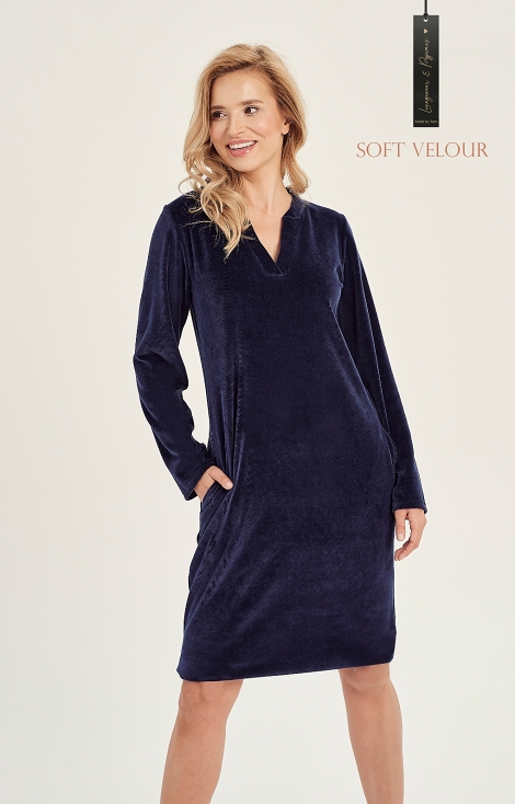 Koszula/Tunika Taro Lauren 3028 dł/r Velour S-XL Z24 damska