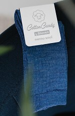 Skarpety Steven art.130 Merino Wool  Prążek Dziecięce 26-34
