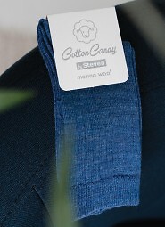 Skarpety Steven art.130 Merino Wool  Prążek Dziecięce 26-34
