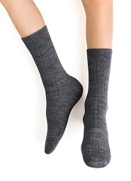 Skarpety Steven art.130 Merino Wool  Prążek Dziecięce 26-34