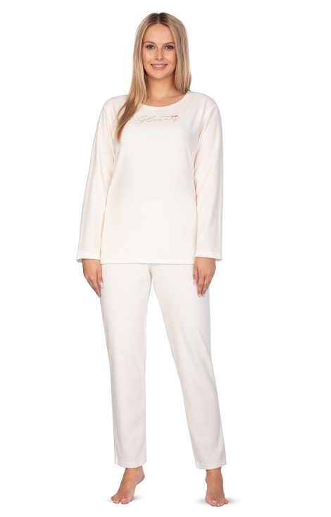 Piżama Regina 652 dł/r Frotte S-2XL damska