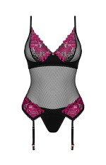 Gorset Obsessive Rosenty Corset XS-2XL
