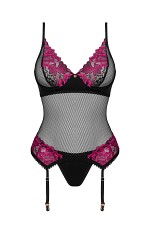 Gorset Obsessive Rosenty Corset XS-2XL