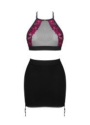 Komplet Obsessive Rosenty Top & Skirt