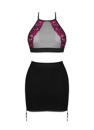 Komplet Obsessive Rosenty Top & Skirt