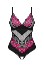Body Obsessive Rosenty Teddy Crotchless Teddy XS-2XL