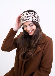 Opaska Art Of Polo 23472 Fuzzy Leopard damska