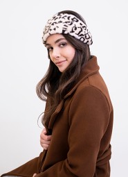 Opaska Art Of Polo 23472 Fuzzy Leopard damska