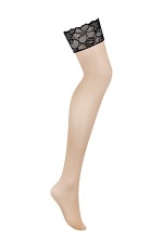 Pończochy Obsessive Serafia Stockings XS-L