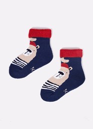 Skarpety YOCLUB SKF-0003C Boy Frotte Wywijane 17-34