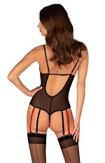 Body Obsessive Glandez Crotchless Teddy XS-2XL