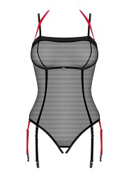 Body Obsessive Glandez Crotchless Teddy XS-2XL