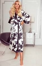 Peniuar De Lafense 734 Brianna S-2XL długi damski