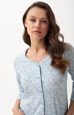 Piżama Luna 668 3/4 4XL L24 damska rozpinana