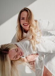 Szlafrok De Lafense 709 Manuela Frotte damski M-2XL