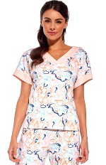 Piżama Cornette 815/278 Melissa kr/r S-2XL damska