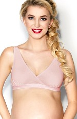 Biustonosz soft Mitex bez fiszbin Lilly Basic Pink Mama