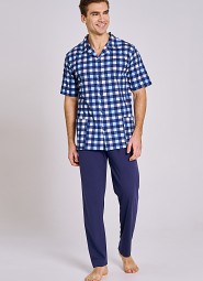 Piżama Taro Sammuel 3183 kr/r M-2XL męska rozpinana