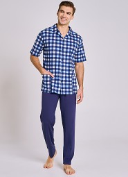 Piżama Taro Sammuel 3183 kr/r M-2XL męska rozpinana