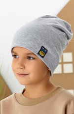 Czapka AJS 48-047 dwustronna chłopięca