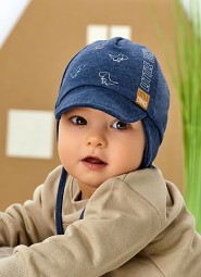 Czapka AJS 48-049 chłopięca