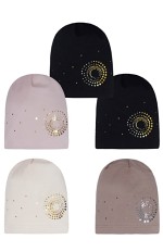 Czapka AJS 48-103 dziewczęca