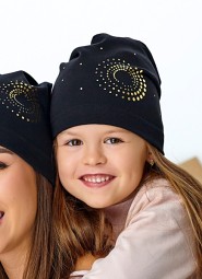 Czapka AJS 48-103 dziewczęca