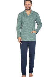 Piżama Regina 463 dł/r M-XL L24 męska rozpinana