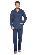 Piżama Regina 463 dł/r 2XL-3XL L24 męska rozpinana