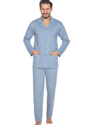 Piżama Regina 463 dł/r 2XL-3XL L24 męska rozpinana