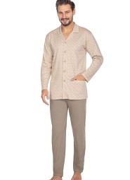 Piżama Regina 463 dł/r 2XL-3XL L24 męska rozpinana