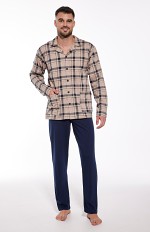 Piżama Cornette 114/67 dł/r 3XL-5XL męska rozpinana