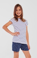 Piżama Cornette Kids Girl 245/103 Marine kr/r 98/128