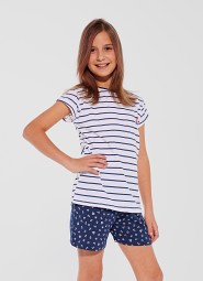 Piżama Cornette Kids Girl 245/103 Marine kr/r 98/128