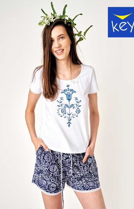 Piżama Key LNS 575 A24 kr/r S-XL damska