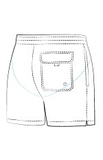 Szorty kąpielowe Self SM 27 N Travel Shorts S-3XL