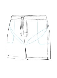 Szorty kąpielowe Self SM 27 N Travel Shorts S-3XL